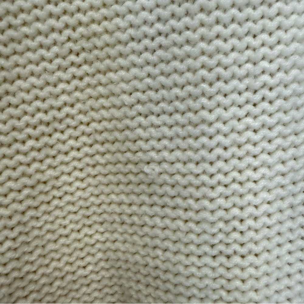 Vintage Co1umn Long Hooded Cable Knit Cream Cardigan Sweater - Picture 12 of 16